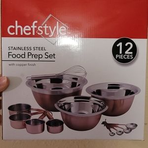Chef style food prep set 12 pieces